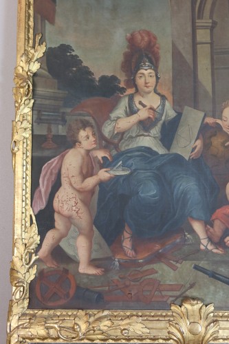 Louis XV - Grand trumeau du XVIIIe siècle