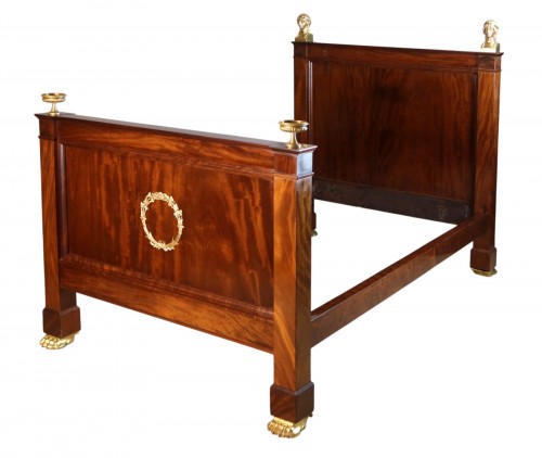 Lit en acajou d'époque Empire