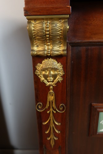 Paire de grandes sellettes à portes époque Napoléon III - Philippe Cote Antiquités