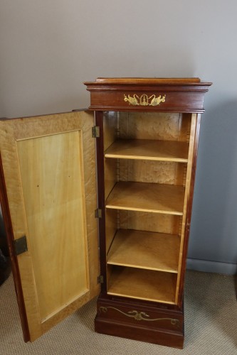 Paire de grandes sellettes à portes époque Napoléon III - Napoléon III