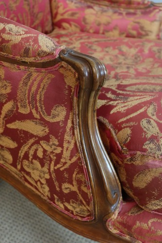 Bergère Louis XV estampillée Sulpice Brizard - Philippe Cote Antiquités