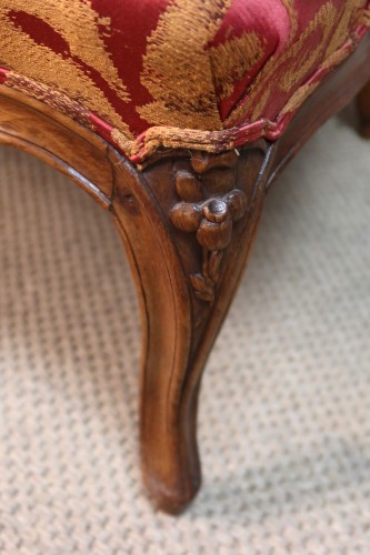 Louis XV - Bergère Louis XV estampillée Sulpice Brizard