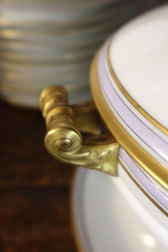 Important service de table en porcelaine Manufacture Hache Pépin-Lehalleur XIXe - Argenterie et Arts de la table Style Napoléon III