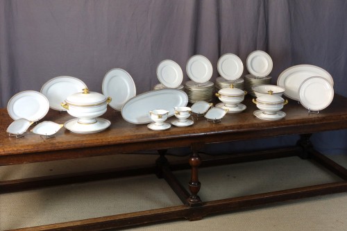 Important service de table en porcelaine Manufacture Hache Pépin-Lehalleur XIXe - Napoléon III