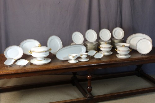 Napoléon III - Important service de table en porcelaine Manufacture Hache Pépin-Lehalleur XIXe