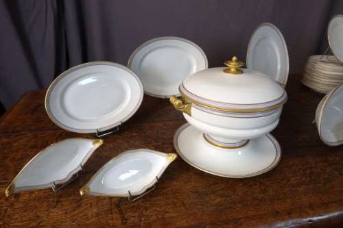 Antiquités - Important service de table en porcelaine Manufacture Hache Pépin-Lehalleur XIXe