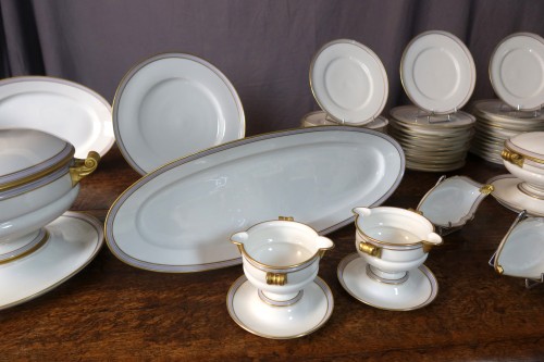Antiquités - Important service de table en porcelaine Manufacture Hache Pépin-Lehalleur XIXe