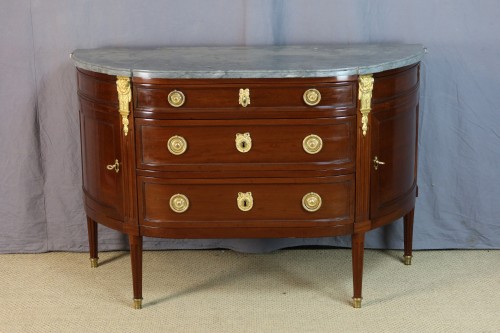 XVIIIe siècle - Commode époque Louis XVI