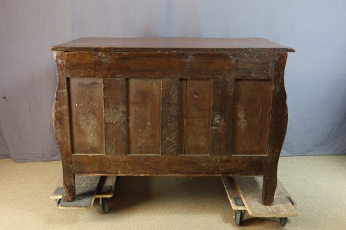 Commode en noyer XVIIIe siècle - Philippe Cote Antiquités