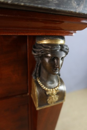 Commode Empire en acajou - Mobilier Style Empire