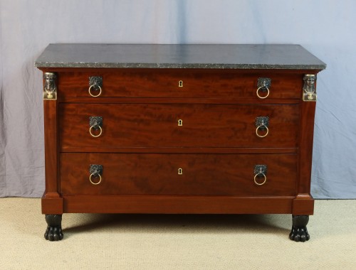 Commode Empire en acajou - Empire