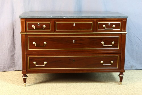 Antiquités - Commode Louis XVI fin XVIIIe siècle