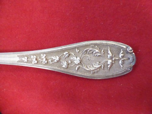 Napoléon III - Set of 72 cutlery in solid silver, 19th century