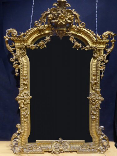Important miroir de château du XIXe siècle