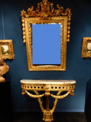 Ensemble miroir et console Napoléon III - Napoléon III