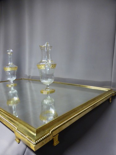 Grand surtout de table en métal doré et argenté - Maison Aucoc - Napoléon III