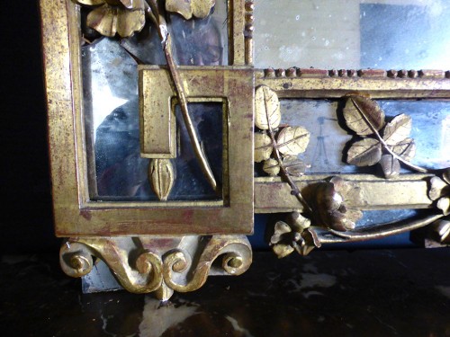 Miroir époque XVIII en bois doré - Miroirs, Trumeaux Style Louis XVI