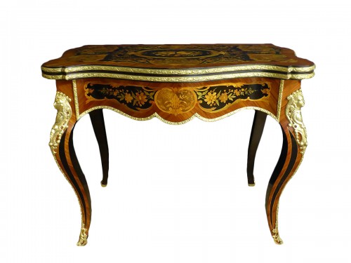 Console Table à jeux Napoléon III