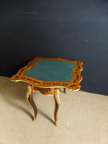 Console Table à jeux Napoléon III - Mobilier Style Napoléon III