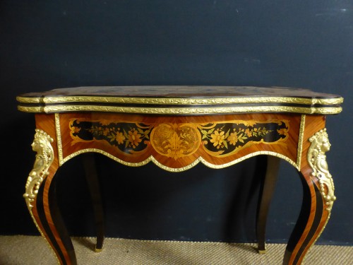 Mobilier Table à Jeux - Console Table à jeux Napoléon III