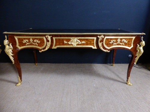 Bureau aux espagnolettes fin XIX siècle - Mobilier Style Napoléon III