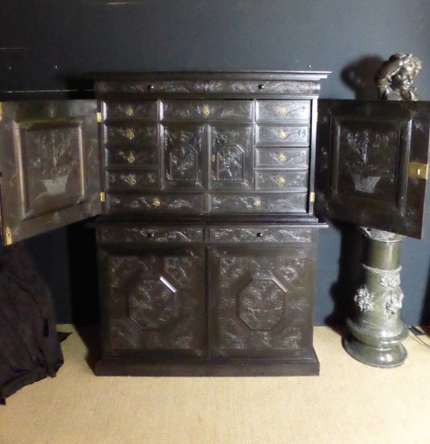 Antiquités - Cabinet epoque fin XVIIIe