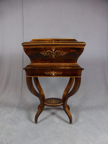 Furniture  - French Charles X chest on its stand
