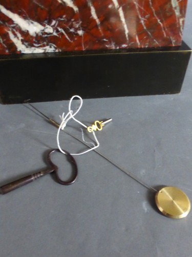 Horlogerie Pendule - Pendule au buste d'Apollon