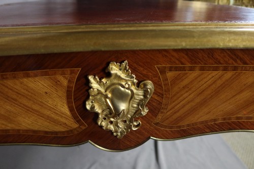 Antiquités - Bureau plat Napoléon III 