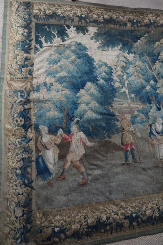 Antiquités - Tapisserie d'Aubusson  du XVIIIe siècle