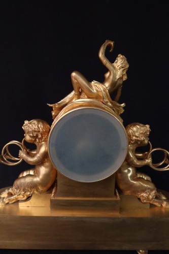 Pendule Napoléon III  en bronze doré - Napoléon III
