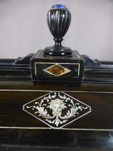 Coffre à bijoux sur sa table fin XIXe - Philippe Cote Antiquités