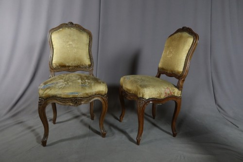 Suite de quatre chaises du XVIIIe siècle - Philippe Cote Antiquités
