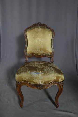 XVIIIe siècle - Suite de quatre chaises du XVIIIe siècle