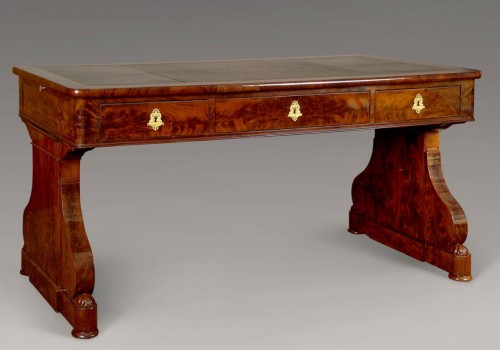 Mahogany desk attributed to Jacob Desmalter - Restauration period - Furniture Style Restauration - Charles X