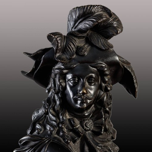 Statue équestre de Louis XIV d'après Cartelier et Petitot - Sculpture Style 