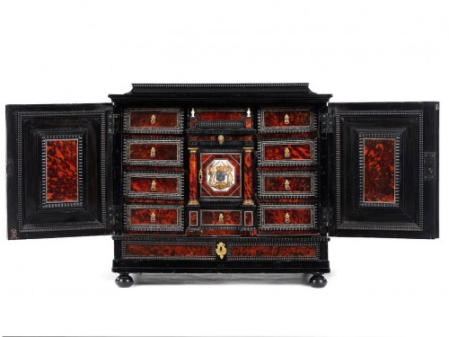 Cabinet flamand du XVIIe siècle - Mobilier Style 