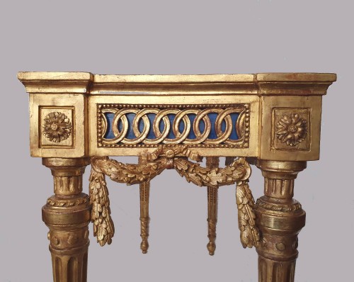 Mobilier Console - Console en bois doré - Italie XVIIIe siècle