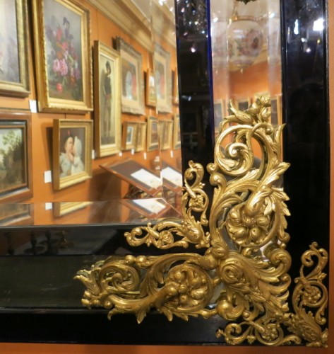 Miroirs, Trumeaux  - Miroir d'époque Napoléon III