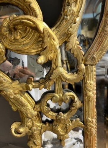 XVIIIe siècle - Miroir d'époque Régence
