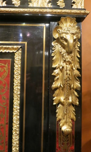 XIXe siècle - Armoire de style Boulle, époque Napoléon III