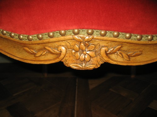 Seating  - pair of armchairs stamped Saint-Georges