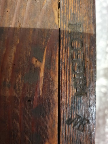 18th century - Changer table stamped migeon