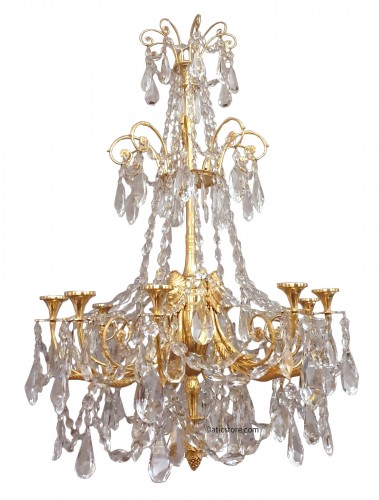 Empire chandelier attributed to Nicolas-Philippe Duverger