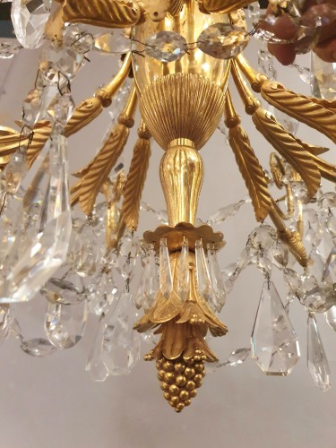 19th century - Empire chandelier attributed to Nicolas-Philippe Duverger
