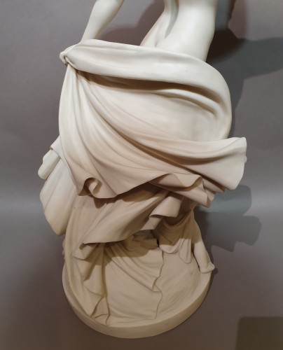 Céramiques, Porcelaines  - Le matin - Rafaelle Monti (1818-1881)