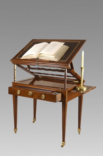 Table tronchin estampillée Ancellet - Mobilier Style Louis XVI