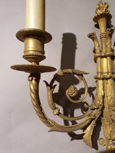 19th century - Pair of sconces in the manner of Feuchère  - 19th century