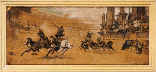  La course de char -  Alexander von Wagner (1838 - 1919)