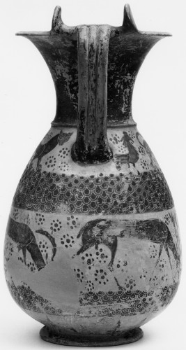 Œnochoé étrusco-corinthienne, art grec, 630-600 av. J.-C. - 